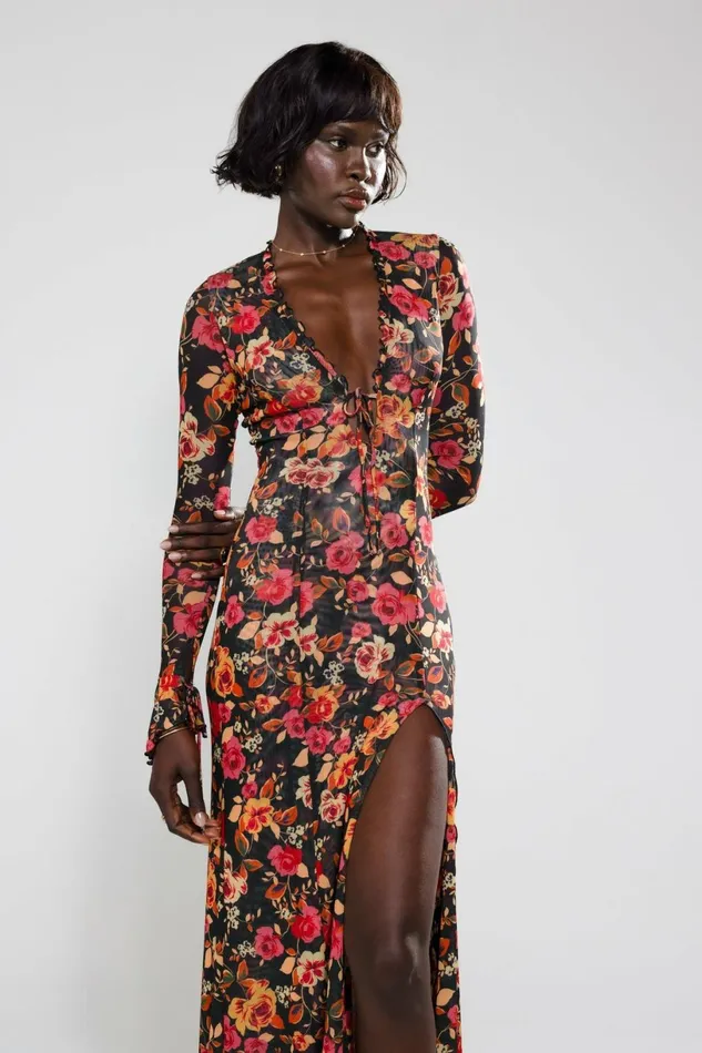 RESA Wedding Guest Lennon Maxi In Rosie 8211 Women
