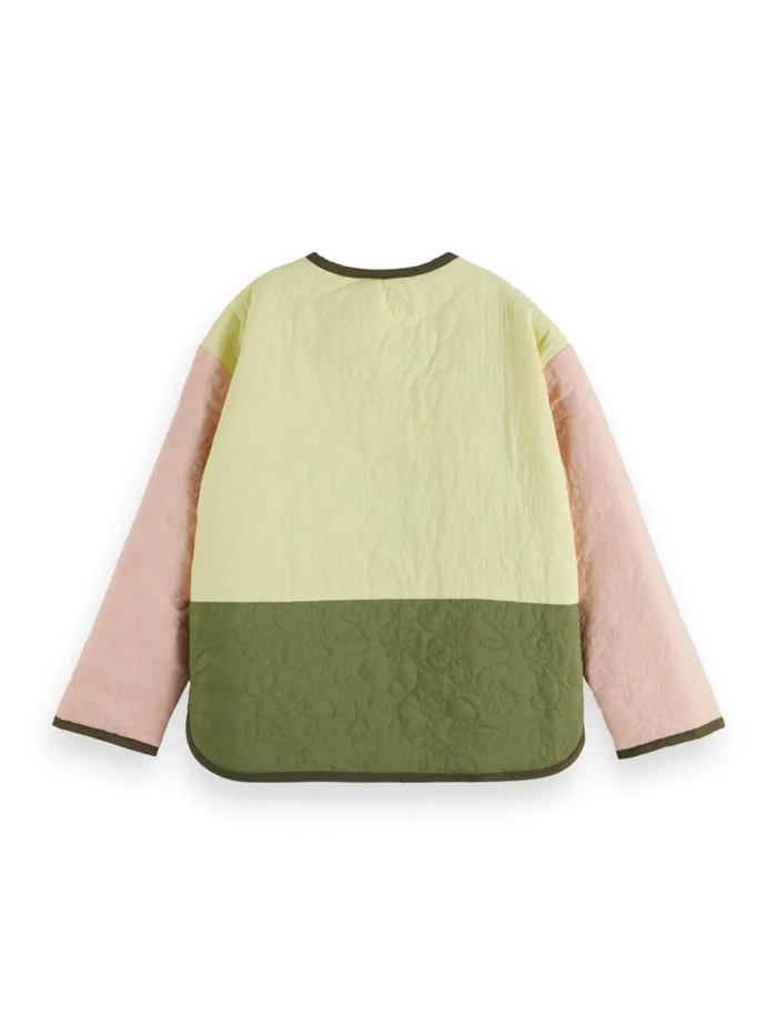 REVERSIBLE LIGHT PADDED JACKET Military Colourblock Kids Scotch and Soda Jackets and Coats REVERSIBLE LIGHT PADDED JACKET Military Colourblock Kids Scotch and Soda Jackets and Coats