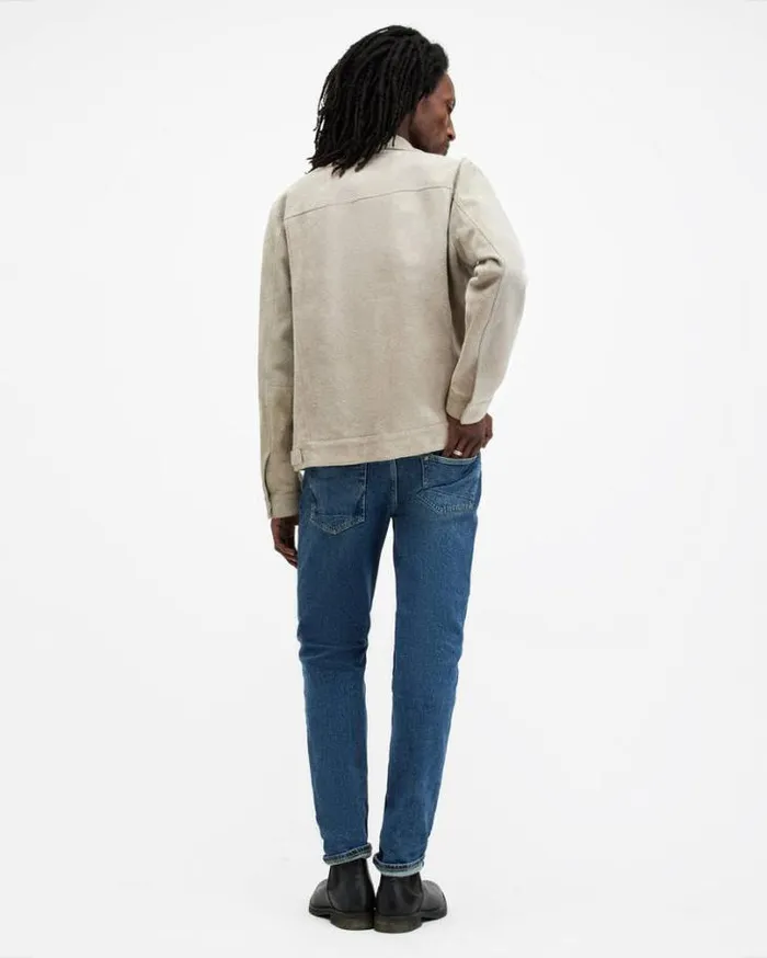 Rex Slim Fit Stretch Denim Jeans Dirty Indigo Men AllSaints Jeans