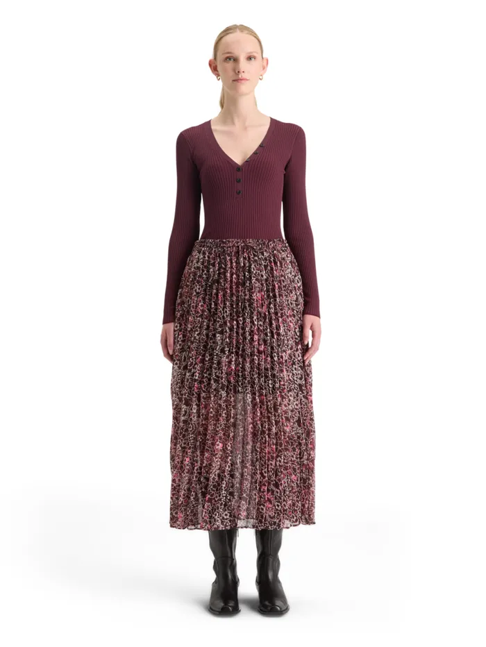RIBBED FITTED PULLOVER Evening Black Women Scotch and Soda Knitwear