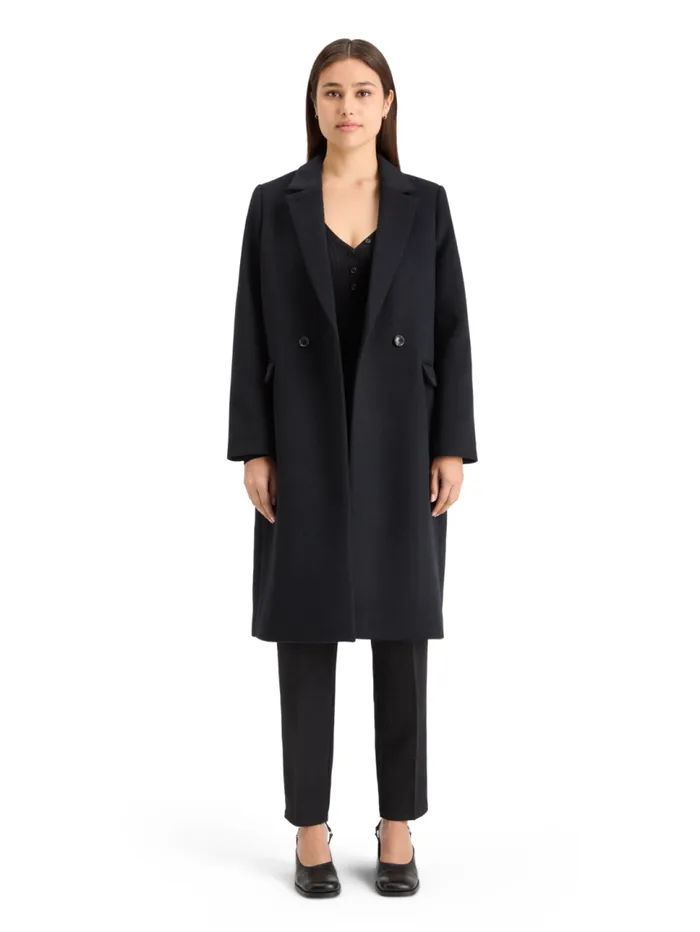 RIBBED FITTED PULLOVER Evening Black Women Scotch and Soda Knitwear