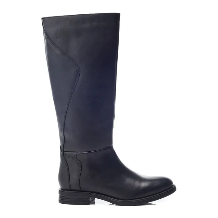 Riding And Flat Boots Women Moda In Pelle Bsoleful BGinny Black Leather