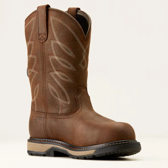 Riveter PullOn BOA CSA Waterproof Composite Toe Work Boot Dark Brown Women Ariat Work Boots and Shoes Riveter PullOn BOA CSA Waterproof Composite Toe Work Boot Dark Brown Women Ariat Work Boots and Shoes