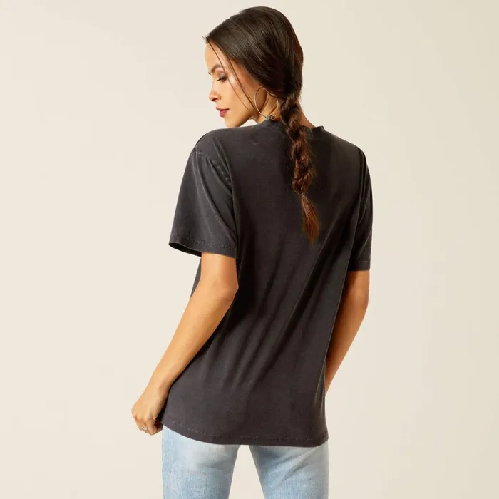 Rolling Thunder TShirt Black Acid Wash Women Ariat TShirts and Tops Rolling Thunder TShirt Black Acid Wash Women Ariat TShirts and Tops