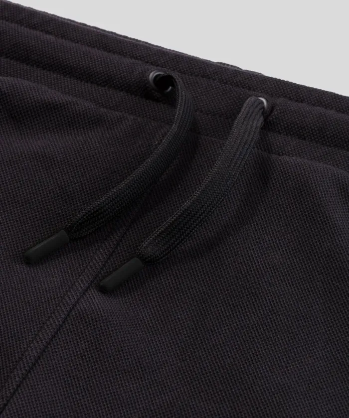 Ron Dorff Cotton Piqu Pants W Piping Black Men Pants