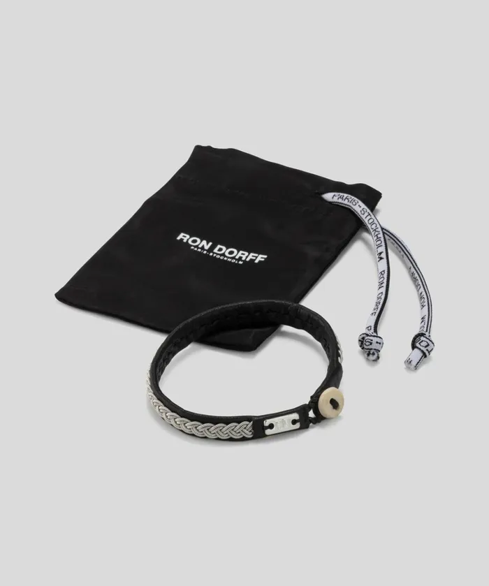 Ron Dorff Lappland Tin Bracelet Black Men BOOK and ACCESSORIES