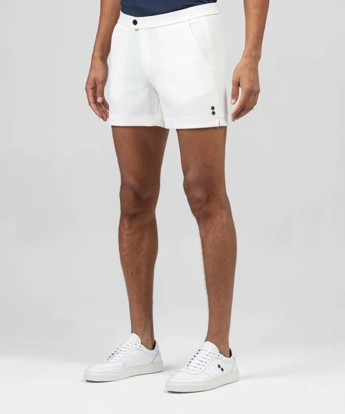 Ron Dorff RD Tennis Shorts White Men Shorts