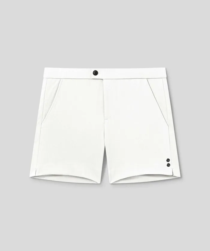 Ron Dorff RD Tennis Shorts White Men Shorts