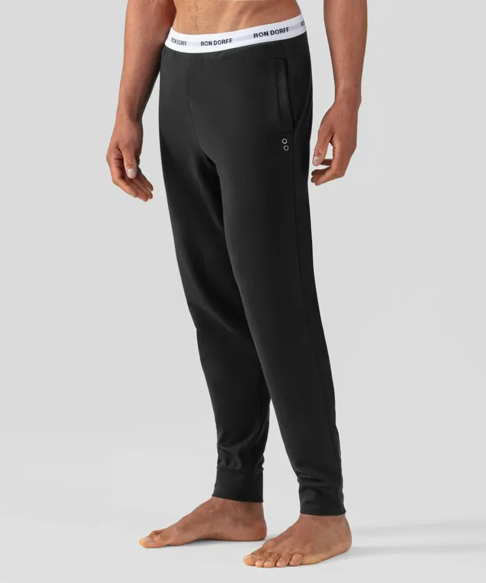 Ron Dorff RON DORFF Lounge Pants Black Men Pants