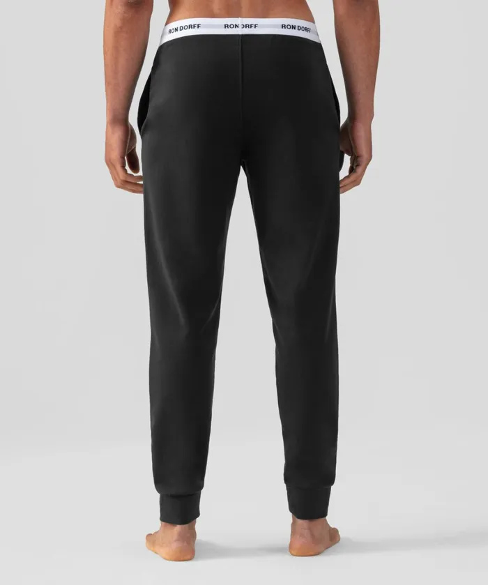 Ron Dorff RON DORFF Lounge Pants Black Men Pants