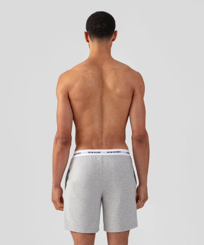 Ron Dorff RON DORFF Lounge Shorts Heather Grey Men Shorts Ron Dorff RON DORFF Lounge Shorts Heather Grey Men Shorts