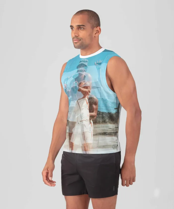 Ron Dorff Sleeveless TShirt BRIEF STORIES Optic White Men TShirts
