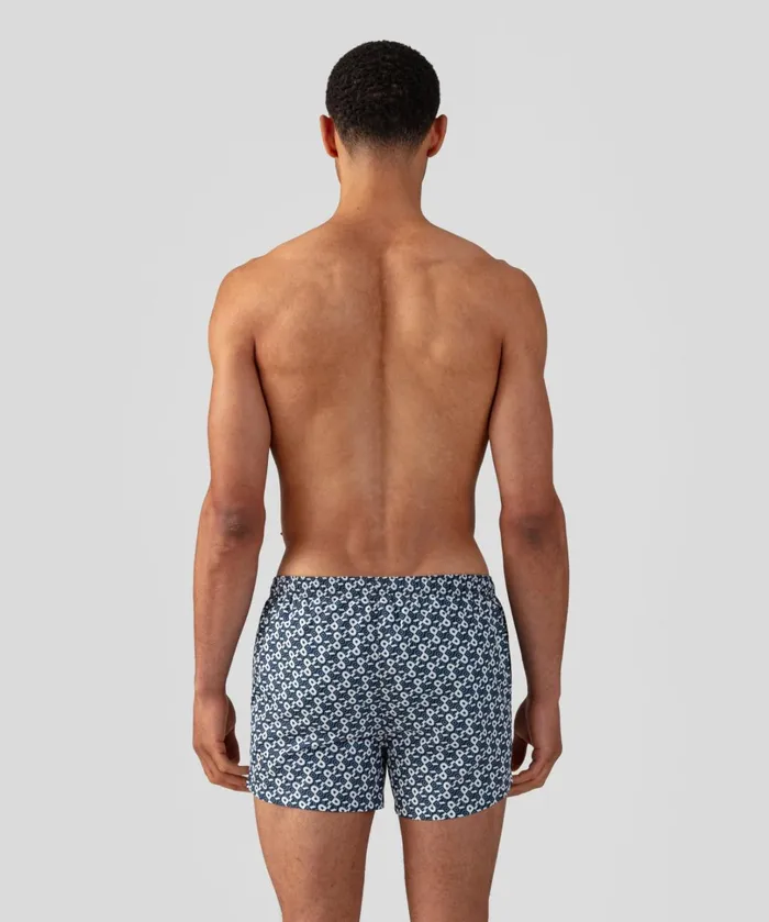 Ron Dorff Swim Shorts RD Pattern Navy Men Swim Shorts
