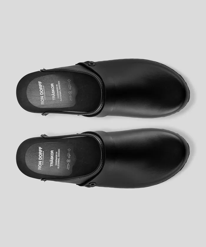 Ron Dorff Trskor 8211 Swedish Clogs Black Men Sneakers and Sports Socks