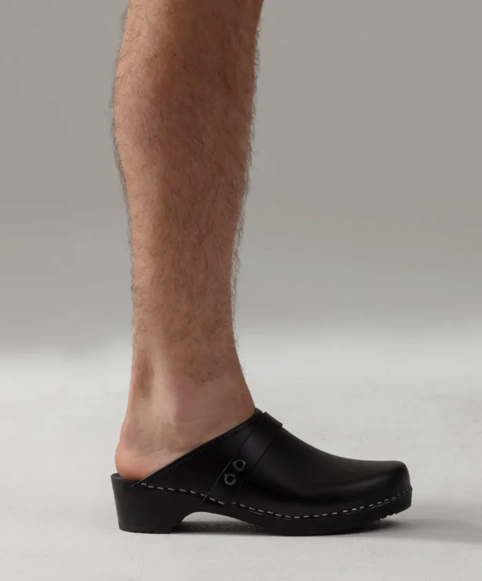 Ron Dorff Trskor 8211 Swedish Clogs Black Men Sneakers and Sports Socks