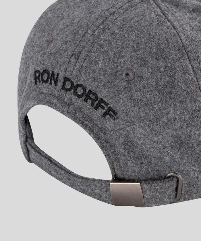 Ron Dorff Wool Coach Cap 034RON DORFF034 Dark Grey Men Coach Caps and Beanies and Scarves Ron Dorff Wool Coach Cap 034RON DORFF034 Dark Grey Men Coach Caps and Beanies and Scarves