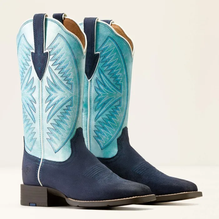 Round Up Ruidoso Western Boot Midnight In Marfa Roughoutcoastal Blue Women Ariat Western Boots Round Up Ruidoso Western Boot Midnight In Marfa Roughoutcoastal Blue Women Ariat Western Boots