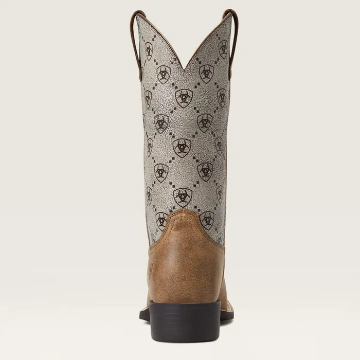 Round Up Wide Square Toe Western Boot Brown Bomber Women Ariat Western Boots Round Up Wide Square Toe Western Boot Brown Bomber Women Ariat Western Boots
