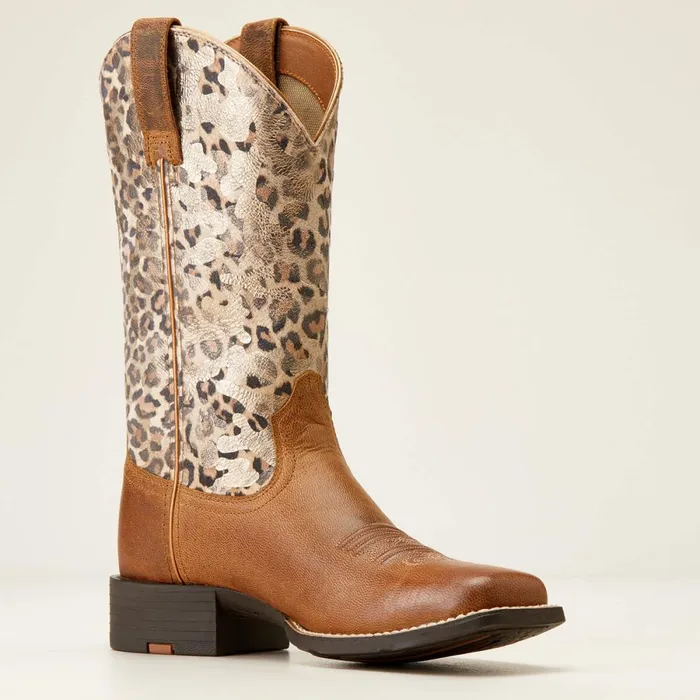 Round Up Wide Square Toe Western Boot Pearl Brown Women Ariat Western Boots Round Up Wide Square Toe Western Boot Pearl Brown Women Ariat Western Boots