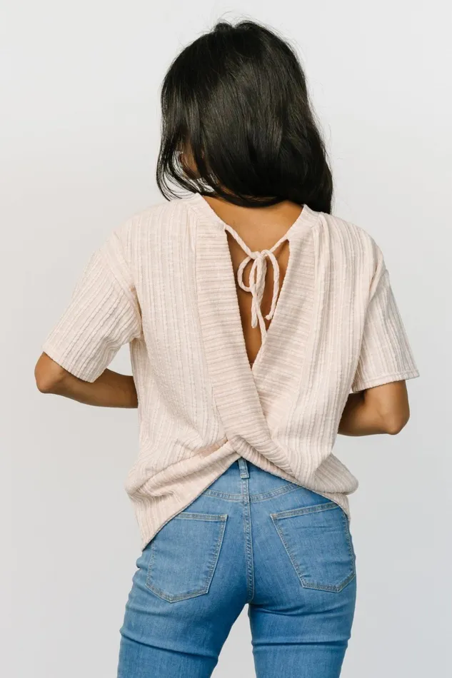 Roxi Open Back Tie Top Natural Women Baltic Born Blouses Shirts Roxi Open Back Tie Top Natural Women Baltic Born Blouses Shirts