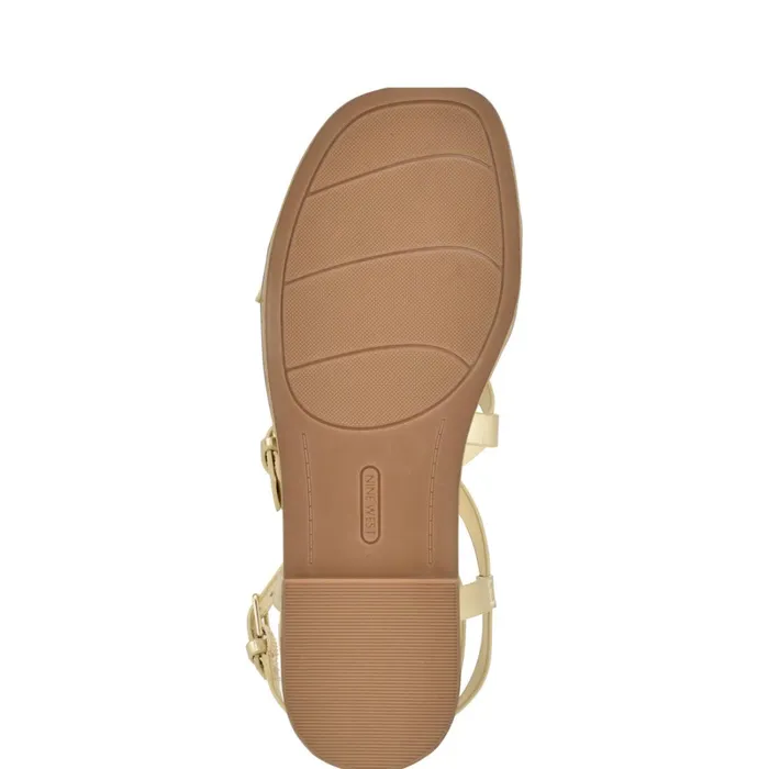 Rulen Flat Strappy Sandals Platino Women Nine West Sandals Rulen Flat Strappy Sandals Platino Women Nine West Sandals