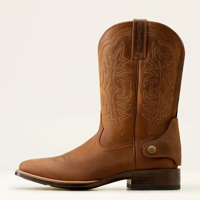 Ryden Ultra EZ Zip Cowboy Boot Distressed Brown Men Ariat Western Boots Ryden Ultra EZ Zip Cowboy Boot Distressed Brown Men Ariat Western Boots