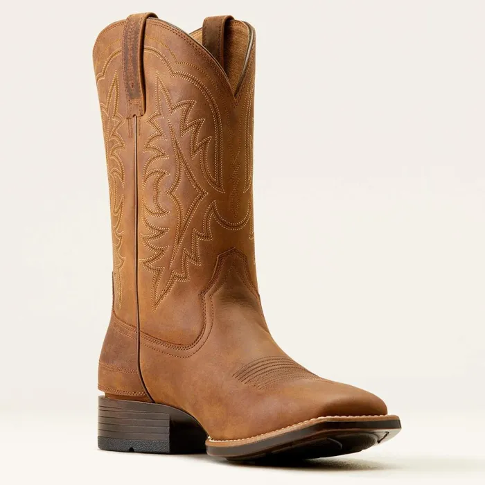 Ryden Ultra EZ Zip Cowboy Boot Distressed Brown Men Ariat Western Boots Ryden Ultra EZ Zip Cowboy Boot Distressed Brown Men Ariat Western Boots