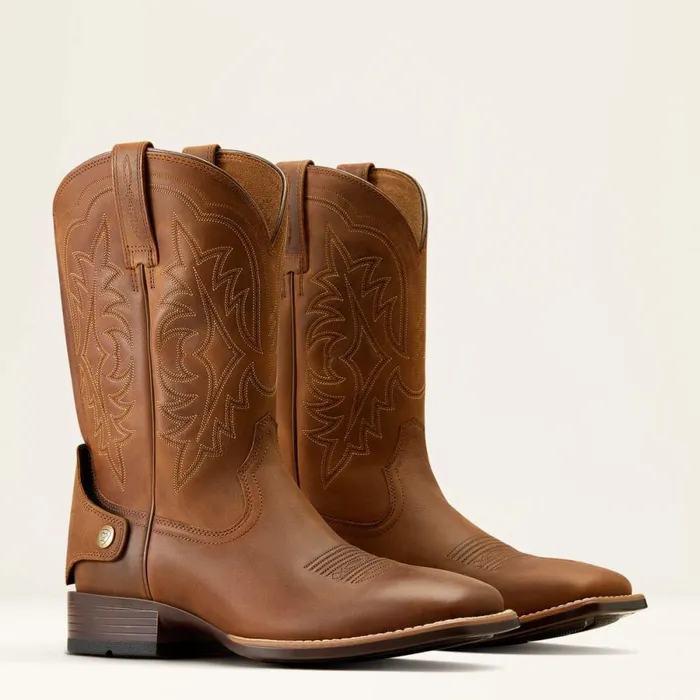 Ryden Ultra EZ Zip Cowboy Boot Distressed Brown Men Ariat Western Boots Ryden Ultra EZ Zip Cowboy Boot Distressed Brown Men Ariat Western Boots