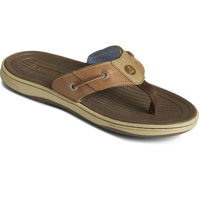 Sandals Men Sperry Baitfish Flip Flops Tan Leather Sandals Men Sperry Baitfish Flip Flops Tan Leather