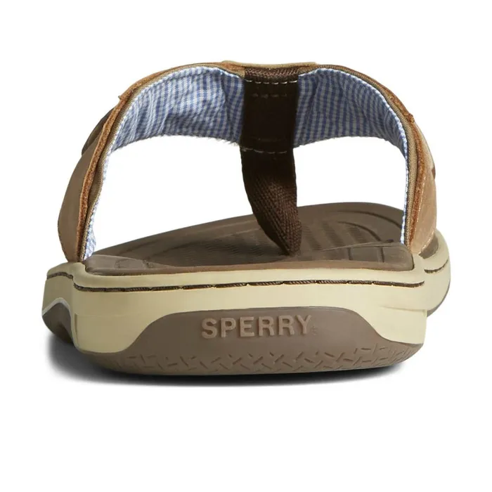 Sandals Men Sperry Baitfish Flip Flops Tan Leather Sandals Men Sperry Baitfish Flip Flops Tan Leather