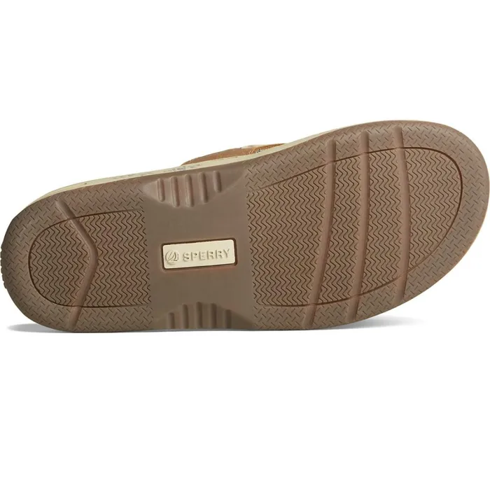 Sandals Men Sperry Baitfish Flip Flops Tan Leather Sandals Men Sperry Baitfish Flip Flops Tan Leather