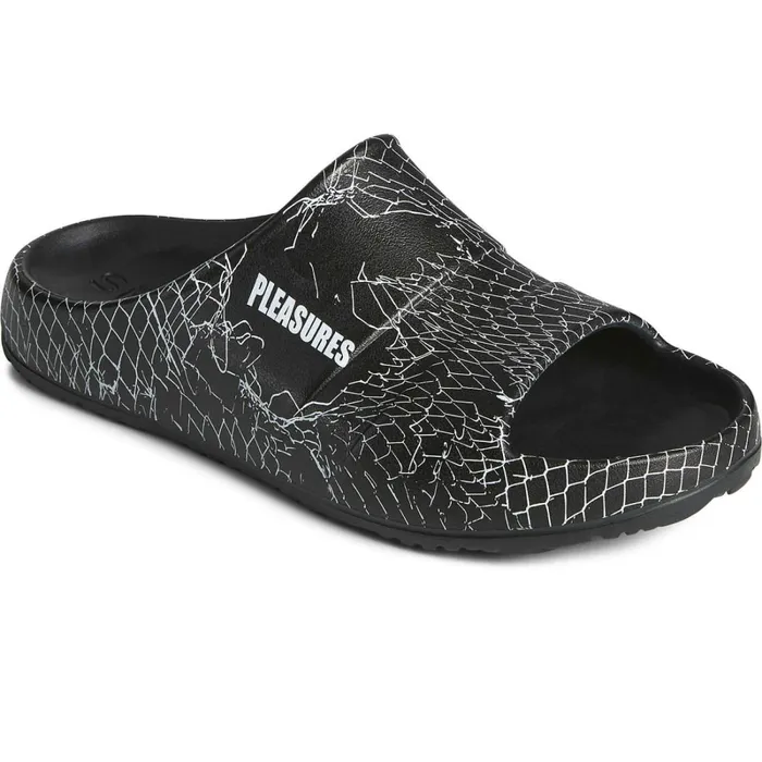 Sandals WomenMen Sperry Unisex Sperry X Pleasures Float Slide Black