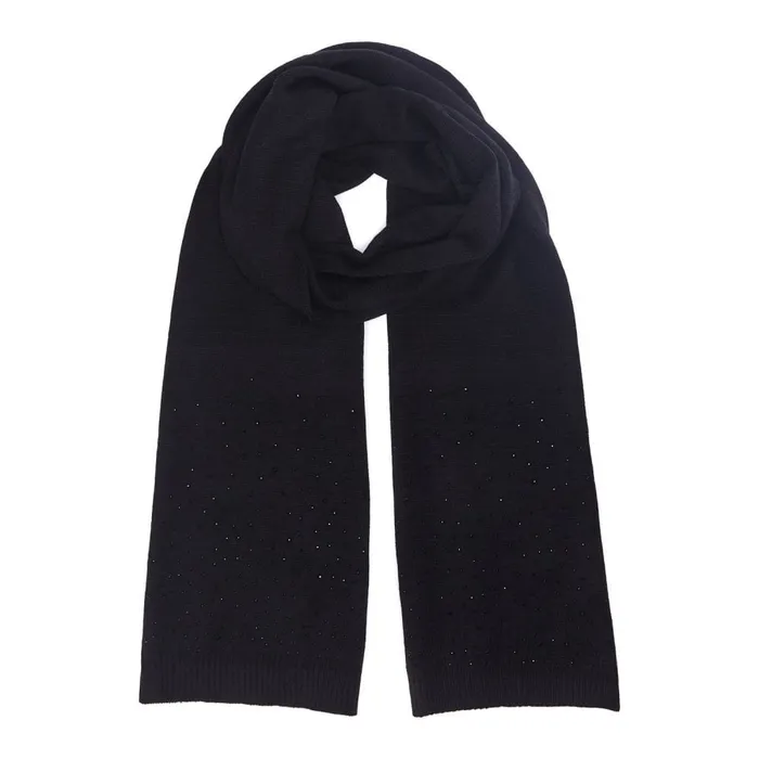 Scarves Women Moda In Pelle Praticioscarf Black Textile