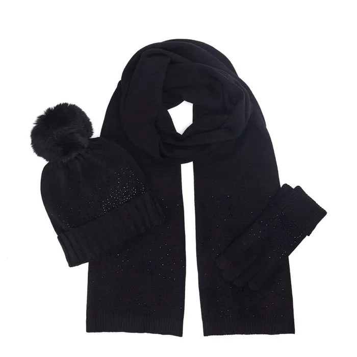 Scarves Women Moda In Pelle Praticioscarf Black Textile Scarves Women Moda In Pelle Praticioscarf Black Textile