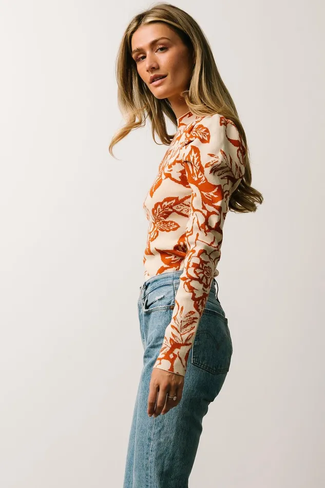 Sebastian Sweater Rust Multi Women Baltic Born Blouses Shirts Sebastian Sweater Rust Multi Women Baltic Born Blouses Shirts