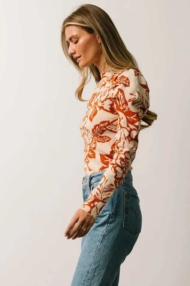 Sebastian Sweater Rust Multi Women Baltic Born Blouses Shirts Sebastian Sweater Rust Multi Women Baltic Born Blouses Shirts