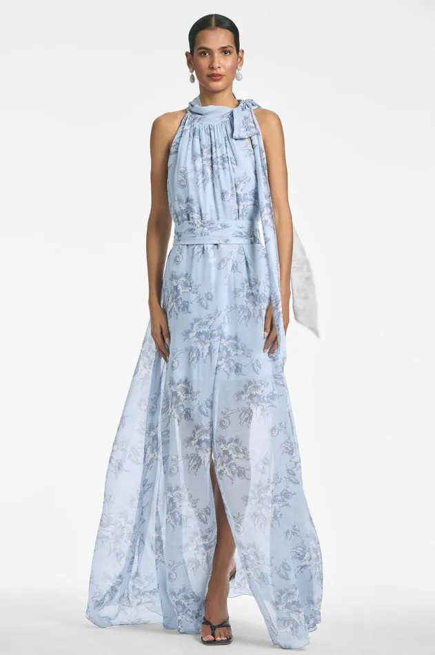 Selena Dress 8211 Iced Narcissus Women Sachin and Babi Sleeveless