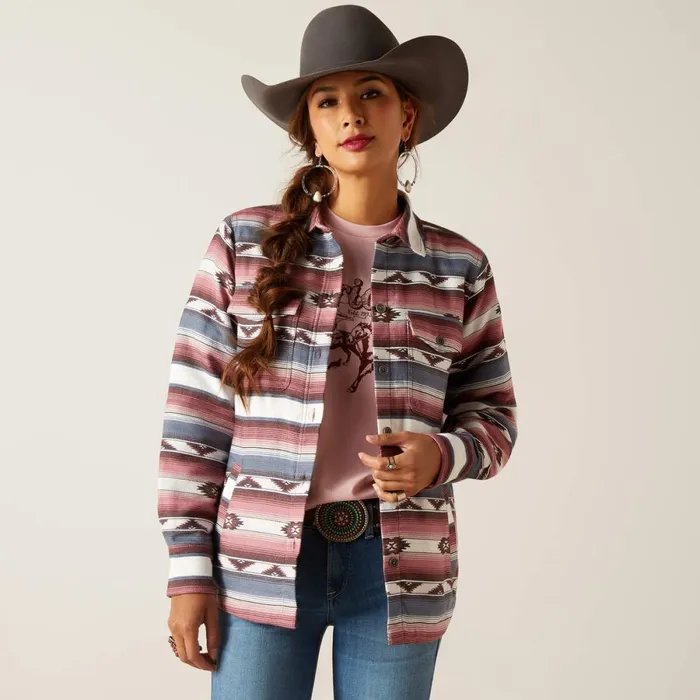 Shacket Shirt Jacket Serape Women Ariat Jackets and Vests