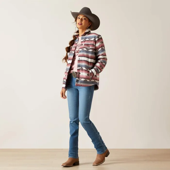 Shacket Shirt Jacket Serape Women Ariat Jackets and Vests