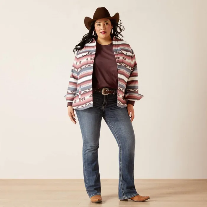 Shacket Shirt Jacket Serape Women Ariat Jackets and Vests