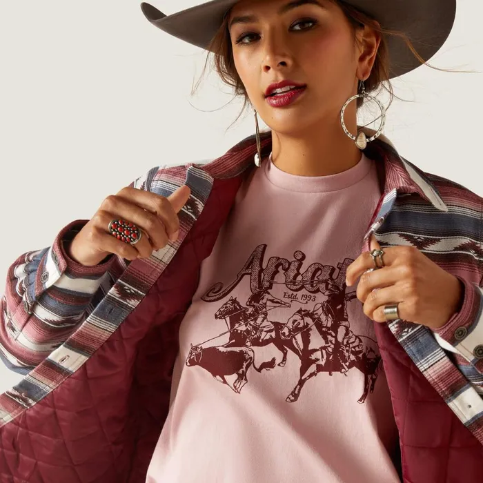 Shacket Shirt Jacket Serape Women Ariat Jackets and Vests