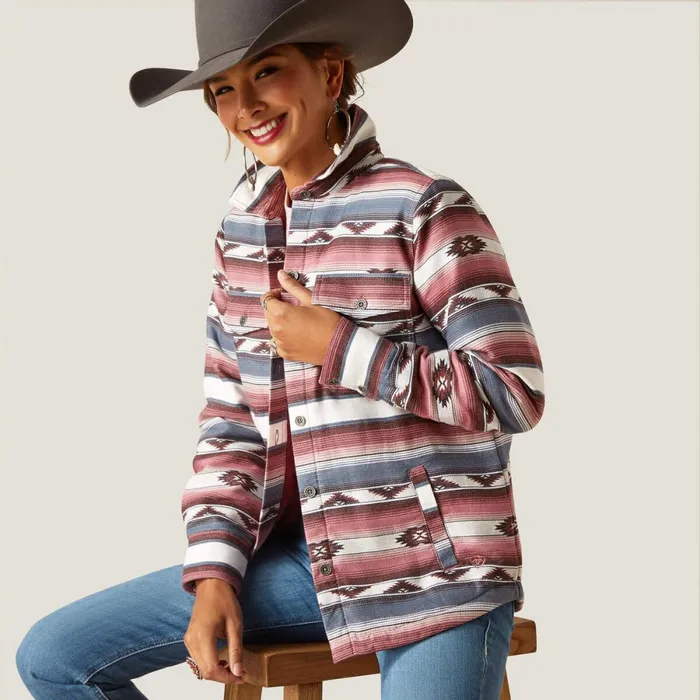 Shacket Shirt Jacket Serape Women Ariat Jackets and Vests