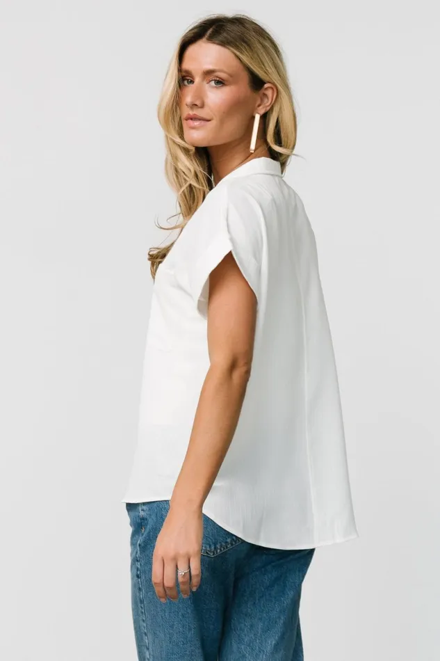 Shaylee Button Up Top Off White Women Baltic Born Blouses Shirts Shaylee Button Up Top Off White Women Baltic Born Blouses Shirts