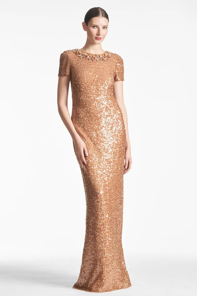 Shiloh Gown 8211 Honey Women Sachin and Babi Evening