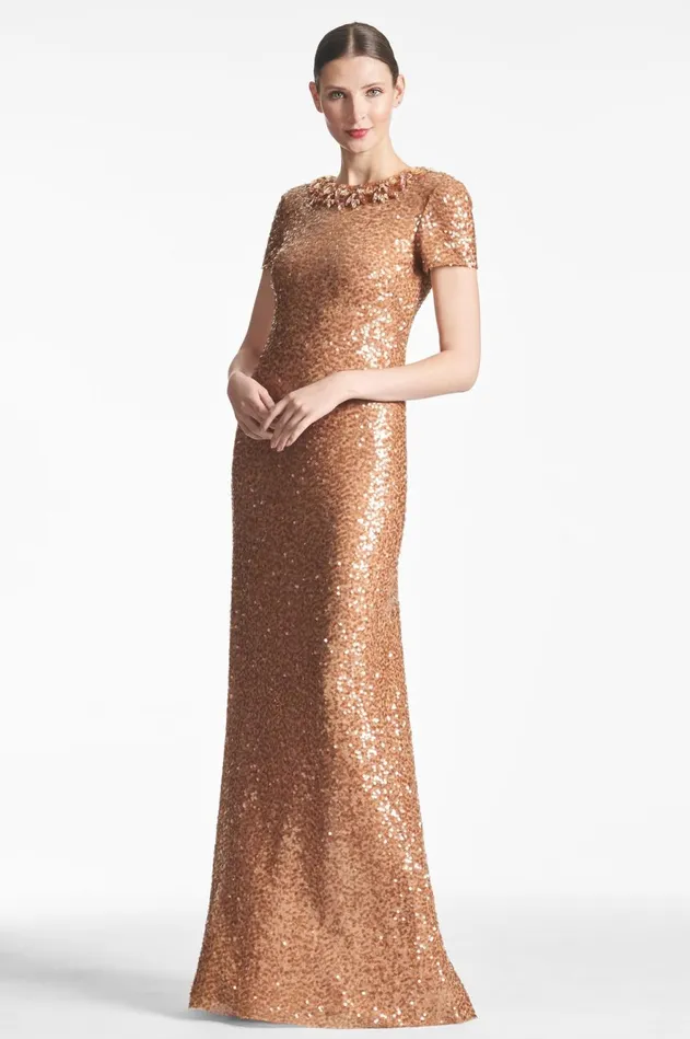 Shiloh Gown 8211 Honey Women Sachin and Babi Evening