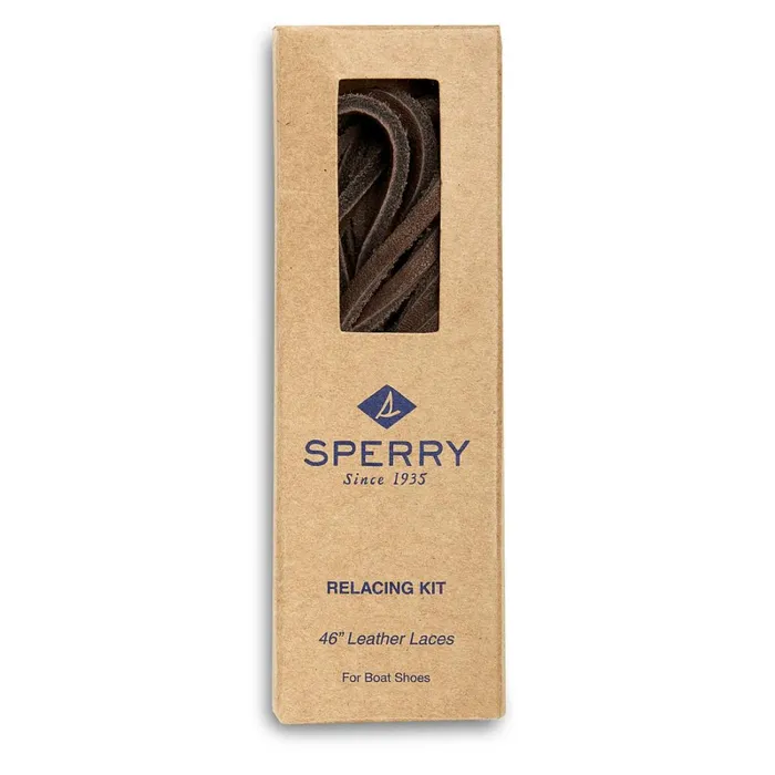 Shoe Care and Laces Women Sperry Lace Kit With Needle Badger Brown