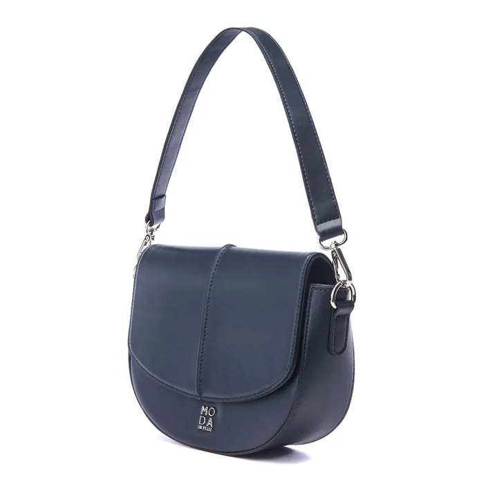 Shoulder Bags Women Moda In Pelle Baker Bag Navy Porvair