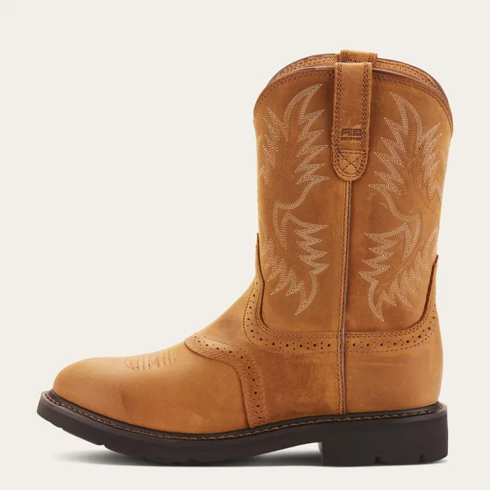 Sierra Saddle Work Boot Aged Bark Men Ariat Work Boots Sierra Saddle Work Boot Aged Bark Men Ariat Work Boots