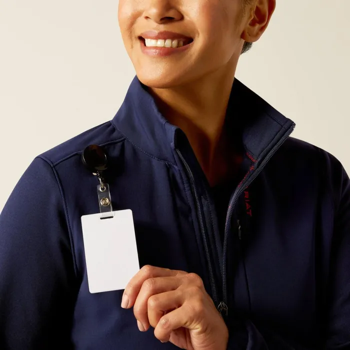 Sina Fleece Scrub Jacket Navy Women Ariat Scrubs