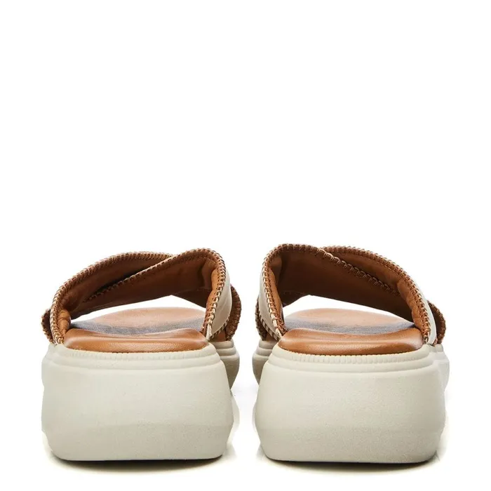 Slider Sandals Women Moda In Pelle Shoon Sh Sektor Ivory Leather